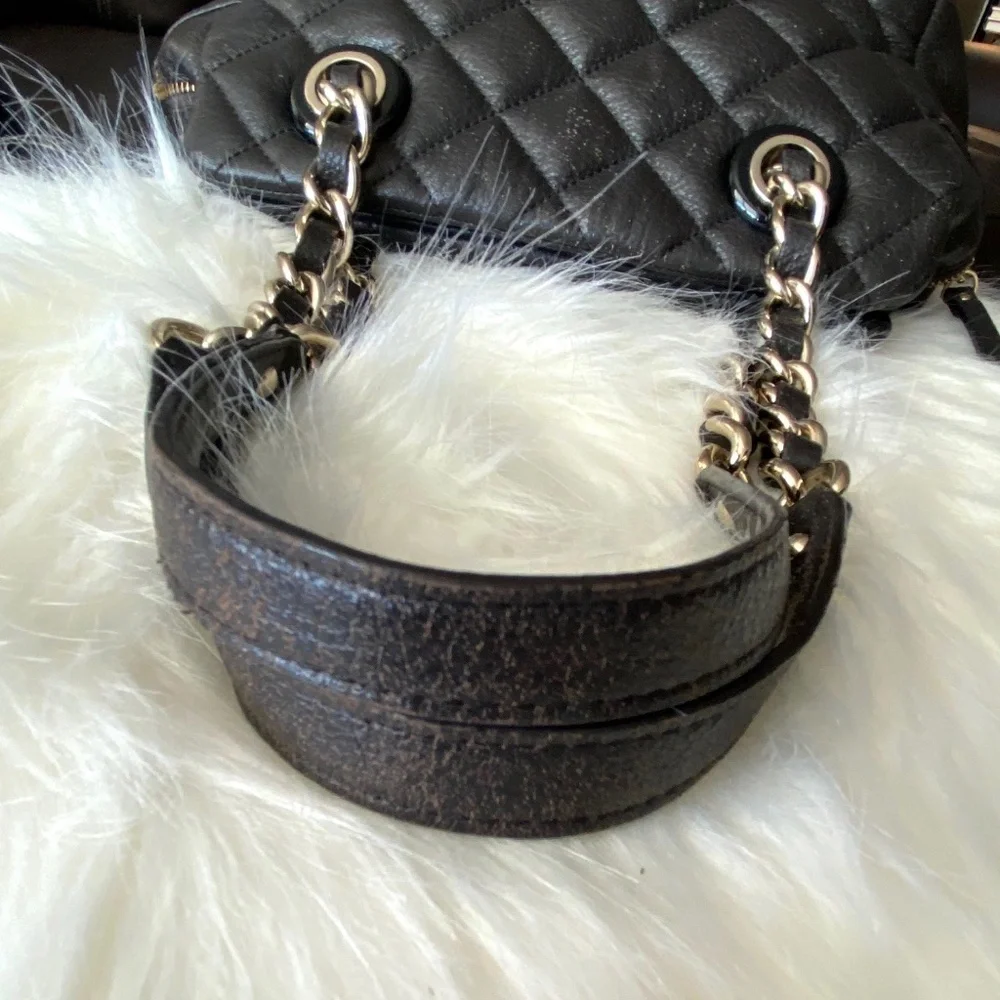 Kate Spade New York Gold Coast Elizabeth Black Leather Shoulder Bag - Picture 7 of 14